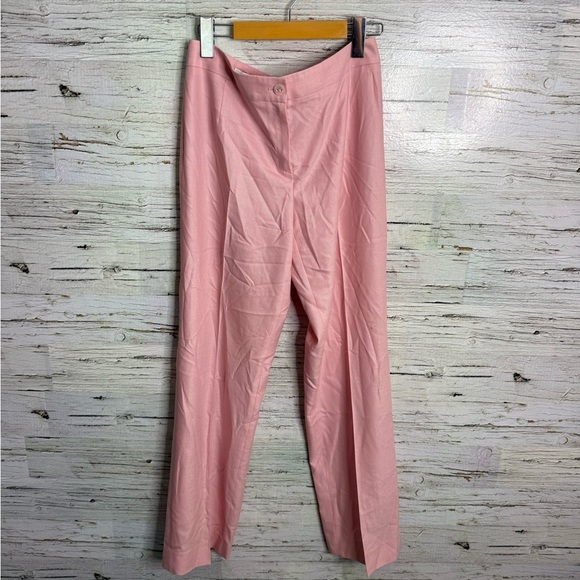 Escada Pink Pants trousers wool blend size 36 wide leg - Picture 1 of 8